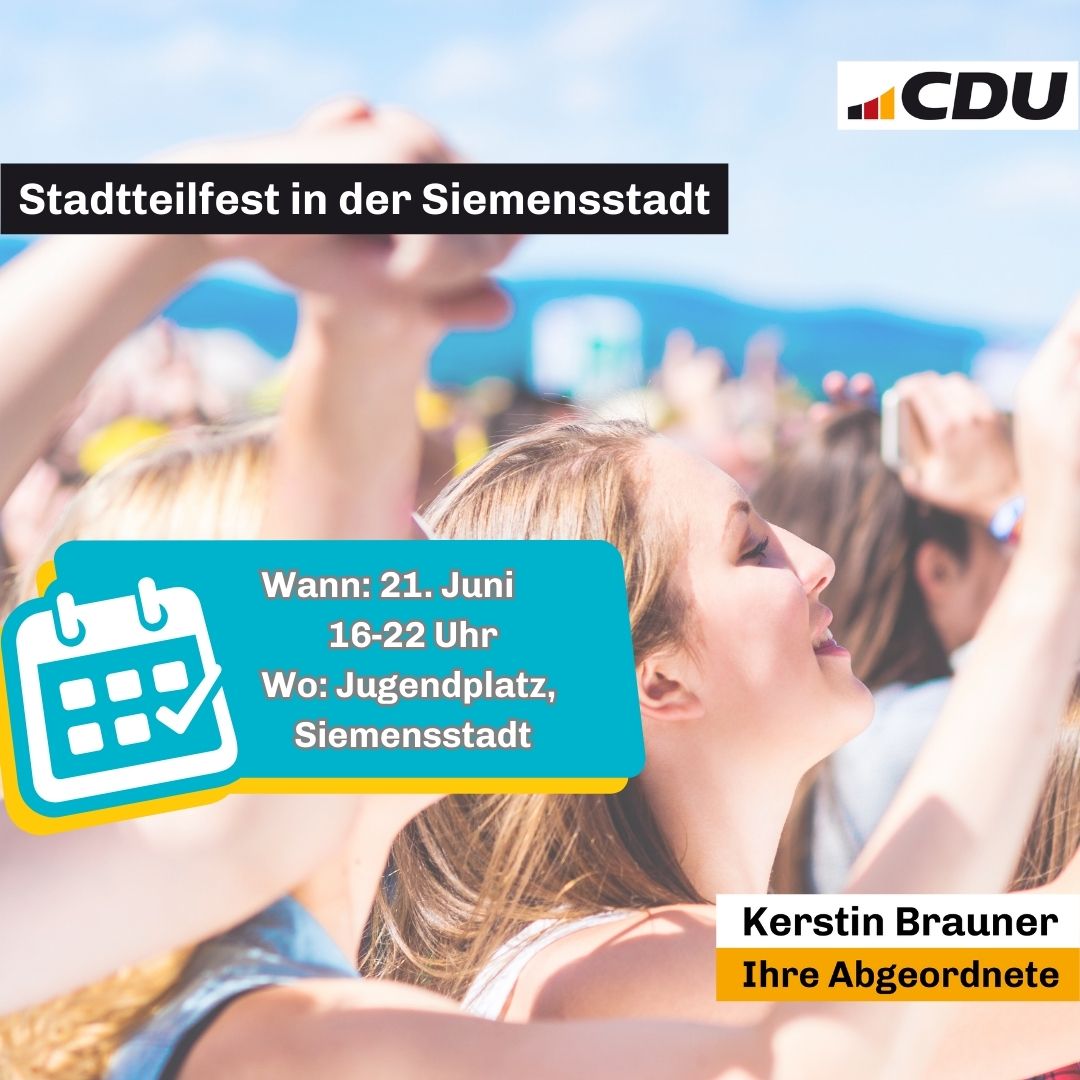 Stadtteilfest in der Siemensstadt