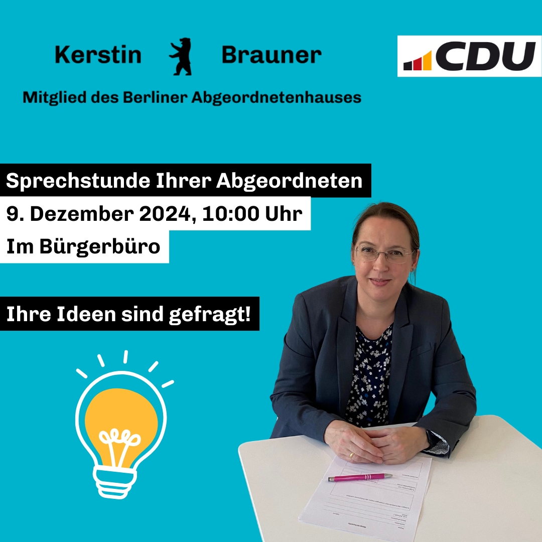 Nutzen Sie die Brgersprechstunde