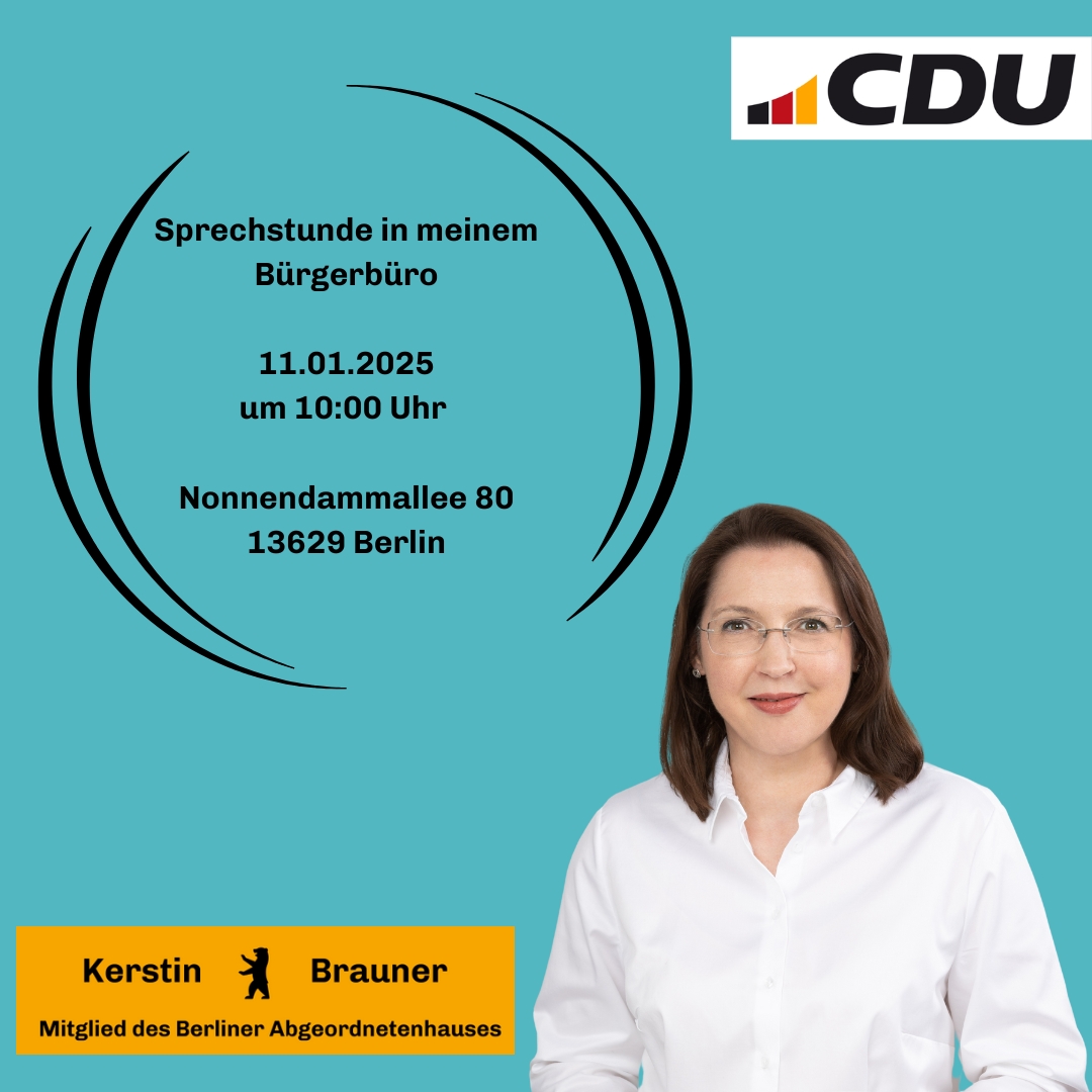 Sprechstunde in meinem Brgerbro