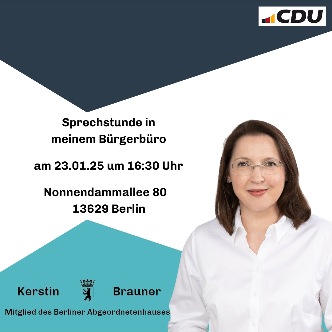 Sprechstunde in meinem Brgerbro