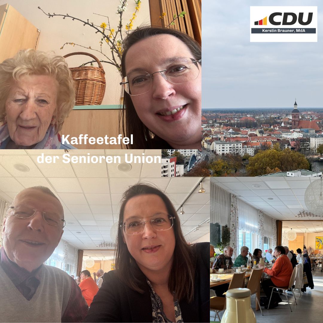 Kaffeetafel der Senioren Union 