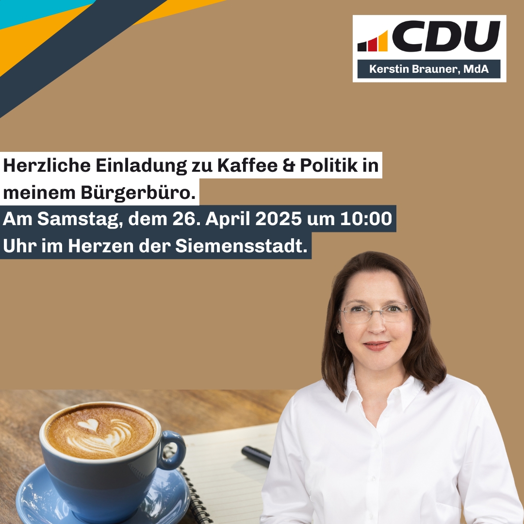 Kaffee und Politik in meinem Brgerbro 