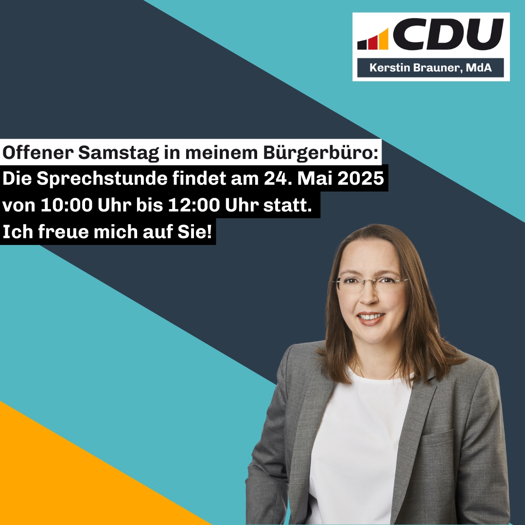 Offene Sprechstunde in meinem Brgerbro
