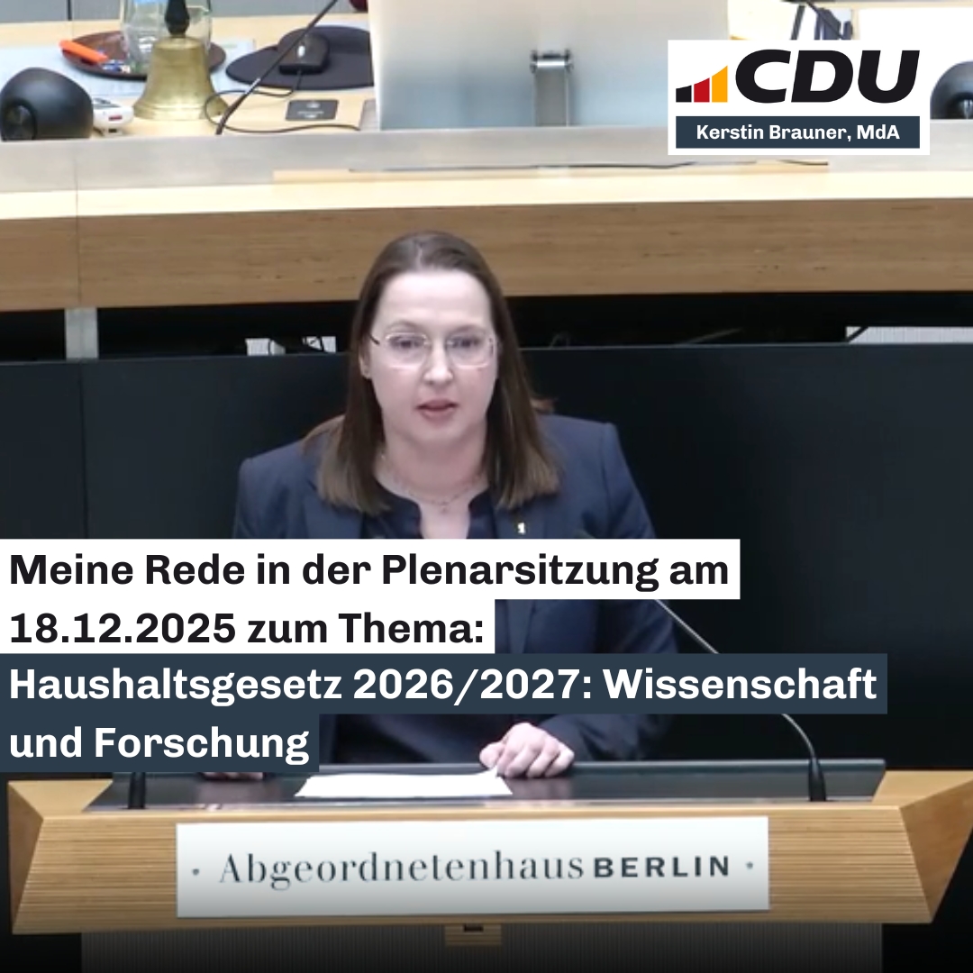 Meine Rede in der Plenarsitzung am 18.12.2025