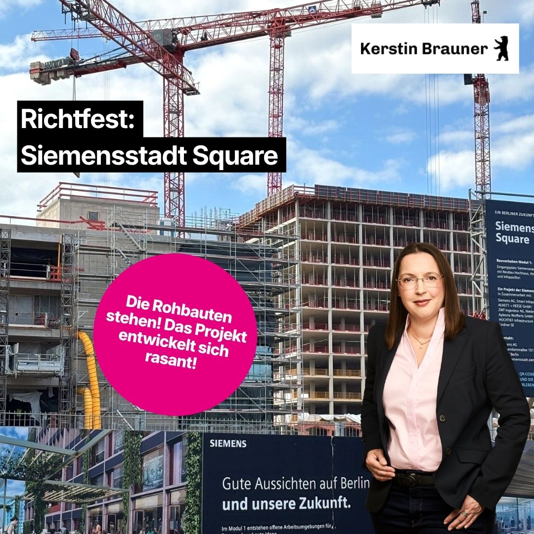 Siemensstadt Square: Stadtquartier entwickelt sich z�gig