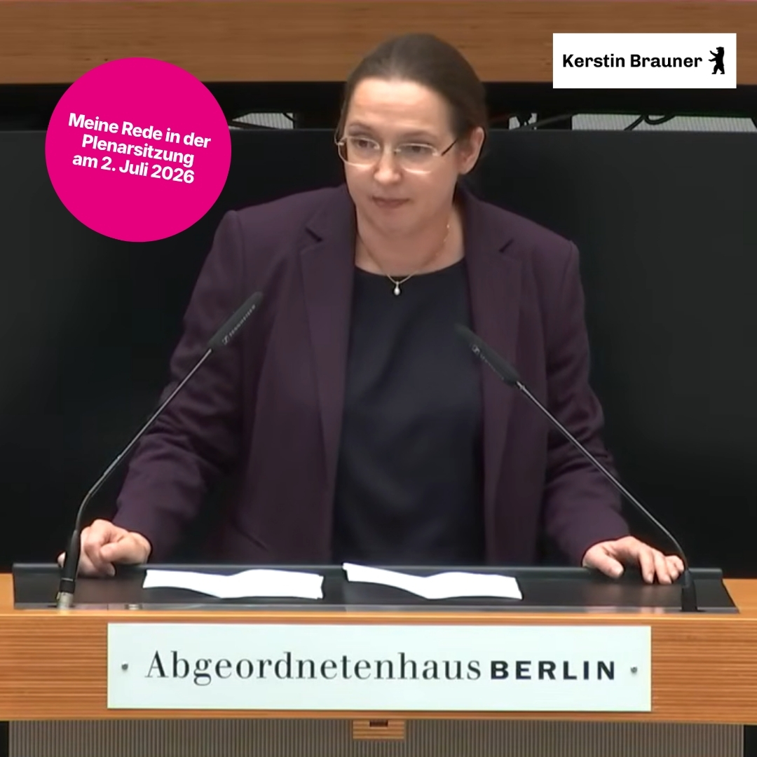 Meine Rede in der Plenarsitzung des Abgeordnetenhauses von Berlin