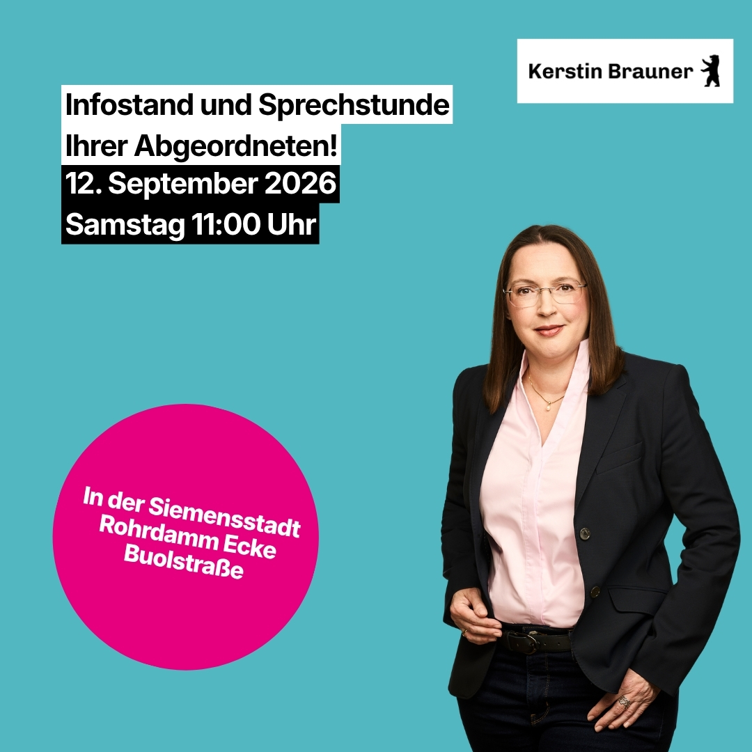 Siemensstadt: Infostand